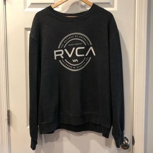 RVCA Grey Crewneck Sweater Size L